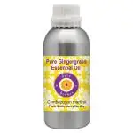 Deve Herbes Pure Gingergrass Essential Oil (Cymbopogon martinii) Natural Therapeutic Grade Steam Distilled 300ml