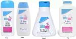 Sebamed White Baby Wash, Shampoo Lotion and Powder (Pack of 4)