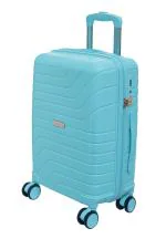Romeing Tuscany 20 inch, Polypropylene Luggage, Hard-sided, (Light Blue 55 cms) Cabin Trolley Bag