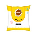 Vastu Cow Ghee 100% Authentic Cow Ghee with Rich Aroma for Better Immunity (500ML Pouch)(Pack of 2)