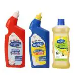We Shine Toilet cleaner , Bathroom cleaner and floor Cleaner - Combo Pack of 3 ( 1 Ltr )