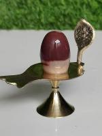 by Shivam VASTU Kala SHIVLING Art - Narmadeshwar Shivling & Narmada Shivling with Brass Yoni Base | shivling for Home Pooja Mandir, Mahadev Shiva Lingam, Original Shivling Stone for Pooja