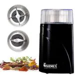 Warmex DWG-09 100ml Wet Jar and 90g Dry Jar, 200 W Black Mini Spice Dry And Wet Grinder, Black