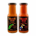 NAAGIN Indian Hot Sauce Combo - The Original & Smoky Bhoot (Pack of 2, 230g each)