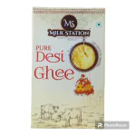 Milkstation Desi Ghee| Made Traditionally from Curd Ghee for Better Digestion and Immunity Pure Desi Ghee 1 Litre