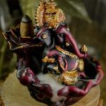 Nirmalaya Flower Ganesha Backflow Idol
