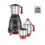 Prestige Regal 750W Mixer Grinder with 3 stainless-steel Jars|Appealing Design|Black and Red