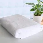 N G Products 100% Cotton Large Full Size White Bath Towels for Hotel and Spa, Super Soft Absorbent Antibacterial, 350 GSM, Full Large Size-60 inch x 30 inch or 152 cm x 76 cm ( 1 Piece)