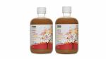 MOKI Apple Cider Vinegar with the Mother II Ginger and Honey II Helps in Weight Management II Unfiltered, Unrefined and Unpasteurized II Good for Gut Health and Immunity II 500ml Pack of 2