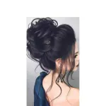 Asfly Effortless Hairstyles with Hair Buns,Beautiful bun | Hair Buns for Every Occasion | Heavenly Hairstyles for Divine Beauty Black Pk-1