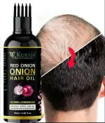 KURAIY 100% ONION OIL Anti Hair Fall Treatment Hair Growth Essence Oil Scalp Massage Moisturizing Thick Hair Nutrition Spray 50 ML