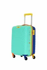 American Tourister Trolley Bag For Travel | SPLASH 55 Cms Polycarbonate Hardsided Small Cabin Luggage Bag | Suitcase For Travel | Trolley Bag For Travelling, Multicolor