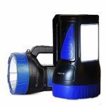 Robustt Dual Mode Chip LED Search Light with long range upto 1 km|150 watt|ABS Plastic Material|water resistant & Shock Proof Rechargeable High Brightness LED Kisan Torch Light with Charging Plug (Assorted Color) Design -3, (Pack of 1)