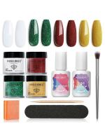 Modelones Dipping Nail Powder, Multicolor (Pack of 10)