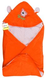 Kwitchy Printed Single Hooded Baby Blanket for Mild Winter 