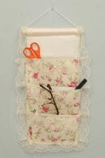 Winner Multicolor Soft Cloth Door Wall Hanging Storage 3 Pockets Home Organizer Set of 1(3P-02)