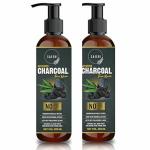 SAJERI ACTIVATED CHARCOL FASH-WASH FOR | FRESH AND FAIR SKIN | (200ML-PACK OF 2) I