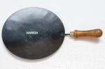 NAAYAGI - PURE IRON WOODEN HANDLE - CONCAVE DESIGN - DOSA, ROTI TAWA