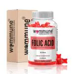 WOMMUNE Folic Acid Gummies ( B9 - Complex ) B vitamin - Promotes Blood Building - Gummies