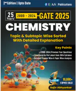 IFAS GATE Chemistry book - (2000-2024) 25 years Previous Year Questions with detailed explanation Upto date GATE organic, inorganic and physical chemistry PYQ