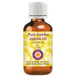 Deve Herbes Pure Golden Jojoba Oil (Simmondsia chinensis) Natural Therapeutic Grade Cold Pressed 100ml