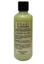 Khadi Herbal Aloevera Shampoo Ghritkumari Shampoo, Herbal Shampoo, Khadi Shampoo Nourishment & Moisturization, Scalp Cleansing Shampoo for Men & Women 210ml (Pack of 1)