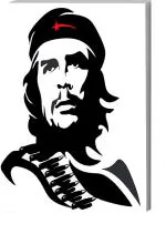 Surmul Black Medium Che Guevara Revolution Lets Adhesive Sticker
