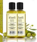 Khadi Herbal Hair Oil, Olive Oil Promote Hair Growth & Softens Hair Prevent Hair Fall (240 ml)