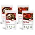 Blents Natural Chole Masala 100 G & Kashmiri Mirchi Masala 100 G Pack of 2 Each|Hot & Spicy|Blended Spice Mix|Natural Essential Oils|No Added Colours |Preservative Free | Vegetarian | 100% Pure & Natural| Handpicked Raw Material |