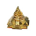 Aalayam Selveer Brass Meru Shree Yantra 8.9 x 8.9 cm