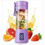 NIJANAM 6 Blades Juicer Rechargeable Portable Electric USB Juicer Bottle Blender for Making Juice,Travel Juicer for Fruits and Vegetables,Juice Maker Machine (Multicolour) (Small)