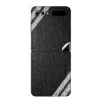 GADGETSWRAP Printed Vinyl Skin Sticker for Samsung Galaxy Z Flip - Stripes Blue