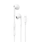 DUDAO Lightning Bluetooth New ergonomic earplug design Stereo Headset with Hi-Fi Audio Bluetooth & Wired Headset (White, In the Ear)