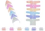 Kwitchy Newborn Baby Clothing Set Front Open Jhabla Shirts Nappies & Caps (Multicolour 0-6 Months) (Pack of 6)