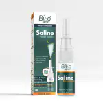 Bibo Saline Nasal Spray | With Tulsi & Xylitol | Pump Spray | Fast Action and Immunity | 15ML
