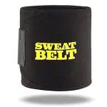 Life Hub Sweat Belt, Sweat Slim Belt, Slim Belt for Men and Women, Tummy Trimmer, Body Shaper, Sauna Waist Trainer - Free Size (Black Color) 1 Pc