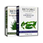 BEYORG Natural Aloe Vera and Indigo Powder for Anti Dandruff and Hair Fall - 200 g