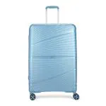 Skybags Skylite Check-in Trolley Bag, 77cm | Large | Hardsided Luggage | Smooth 8-Wheel Suitcase | TSA Lock | Premium Push Button Trolley | Suitcase for travel | 5-Year International Warranty (Powder Blue)