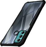 XOVO Back Cover for Motorola Moto G40 Fusion, Motorola Moto G60, Moto G40 Fusion, Moto G60 (Transparent, Dual Protection, Pack of 1)