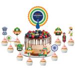 Festiko Set of 11 Pcs Happy Independence Day Combo (Cake & Cupcake Toppers), Cake Decoration Supplies, Independence Day Decoration Combo