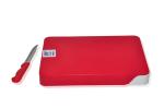 NGOR Plastic Chopping Bord, Chopping Board with one Tray and Stainless Steel Knife (Multi Color)