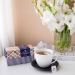 Tea Sampler Pack - 32 Enveloped Tea Bags | Assortment of 8 Fine Black & Green Tea Flavors