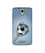 Casotec Football In Water Design Printed Silicon Soft TPU Back Case Cover for Panasonic P50 Idol