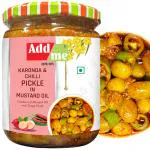 Add Me Mixed Pickle of Karonda Chili Mix Pickles 500g Mirchi AUR karonde ka achar Glass Pack