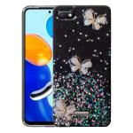 ZORZO Redmi 6A Back Case Cover for Girls | Sparkle Glitter | Stylish | Designer | for Ladies Women Back Case Cover for Redmi 6A - Black