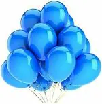 Smartcraft Metallic Balloons - Pack of 100 (Blue)