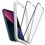 Spigen Full Coverage Transparent Glass Scratch Resistant Screen Protector Guard 9H Hardness 3 x 9 x 7 cm