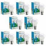 Syska Standard B22 White LED Bulb 20W Pack of 8