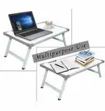 LUXIEM Foldable Laptop Table Cum Whiteboard Study Table for kids (16
