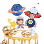 Party Propz Space Theme Happy Birthday Cake Topper